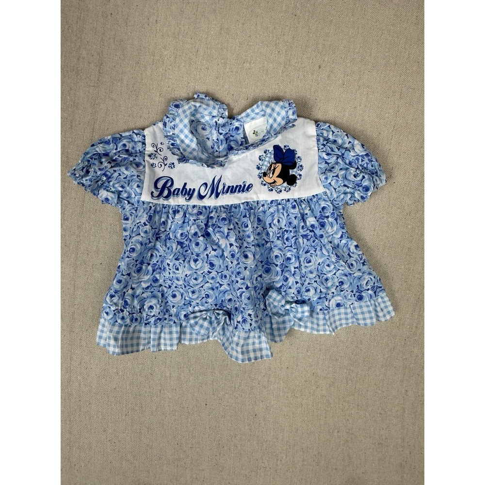 Vintage Baby Minnie Shirt Sleeve Baby Top 0-6 Months Baby Disney